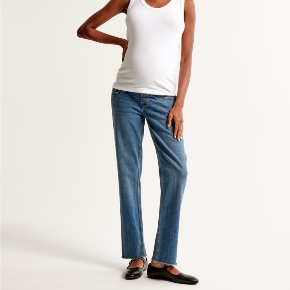 Abercrombie Maternity 90s Straight Jean